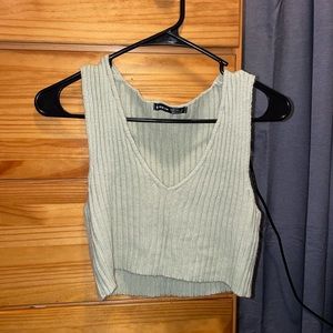 Crop top v neck